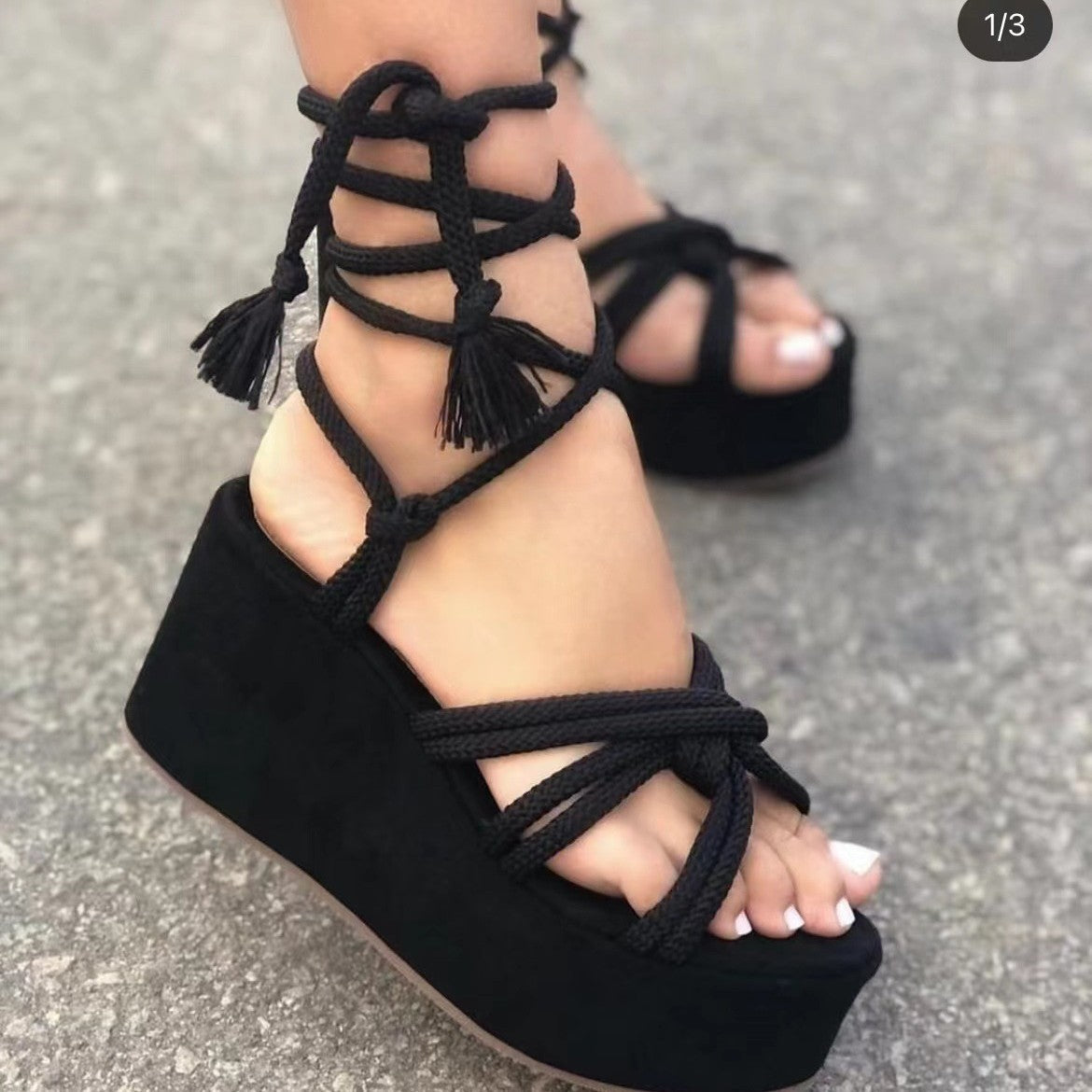 Thea Fish Mouth Strappy Sandal