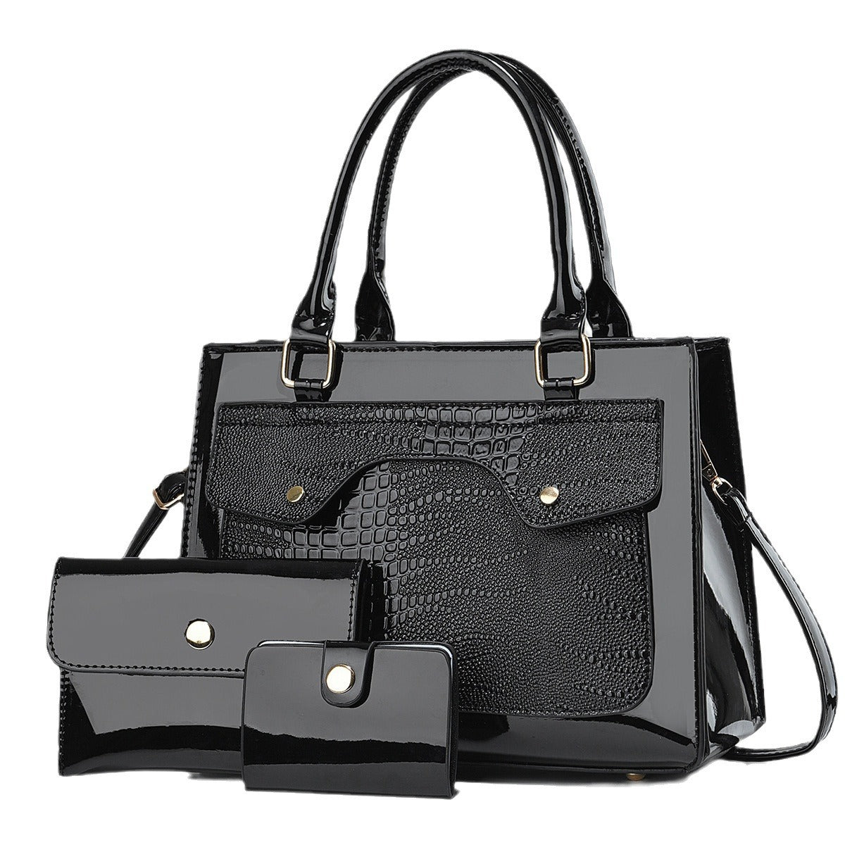 Ottoline Structured Leather Satchel