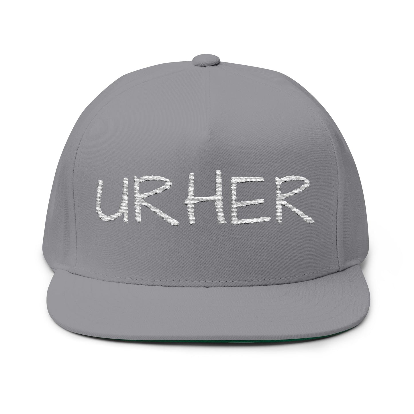 URHER Embroidered Flat Bill Cap