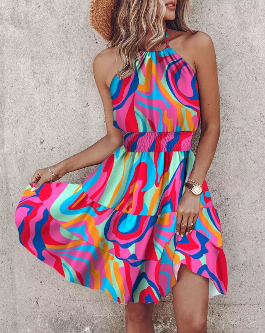 Tatum Halter Neck Midi Dress
