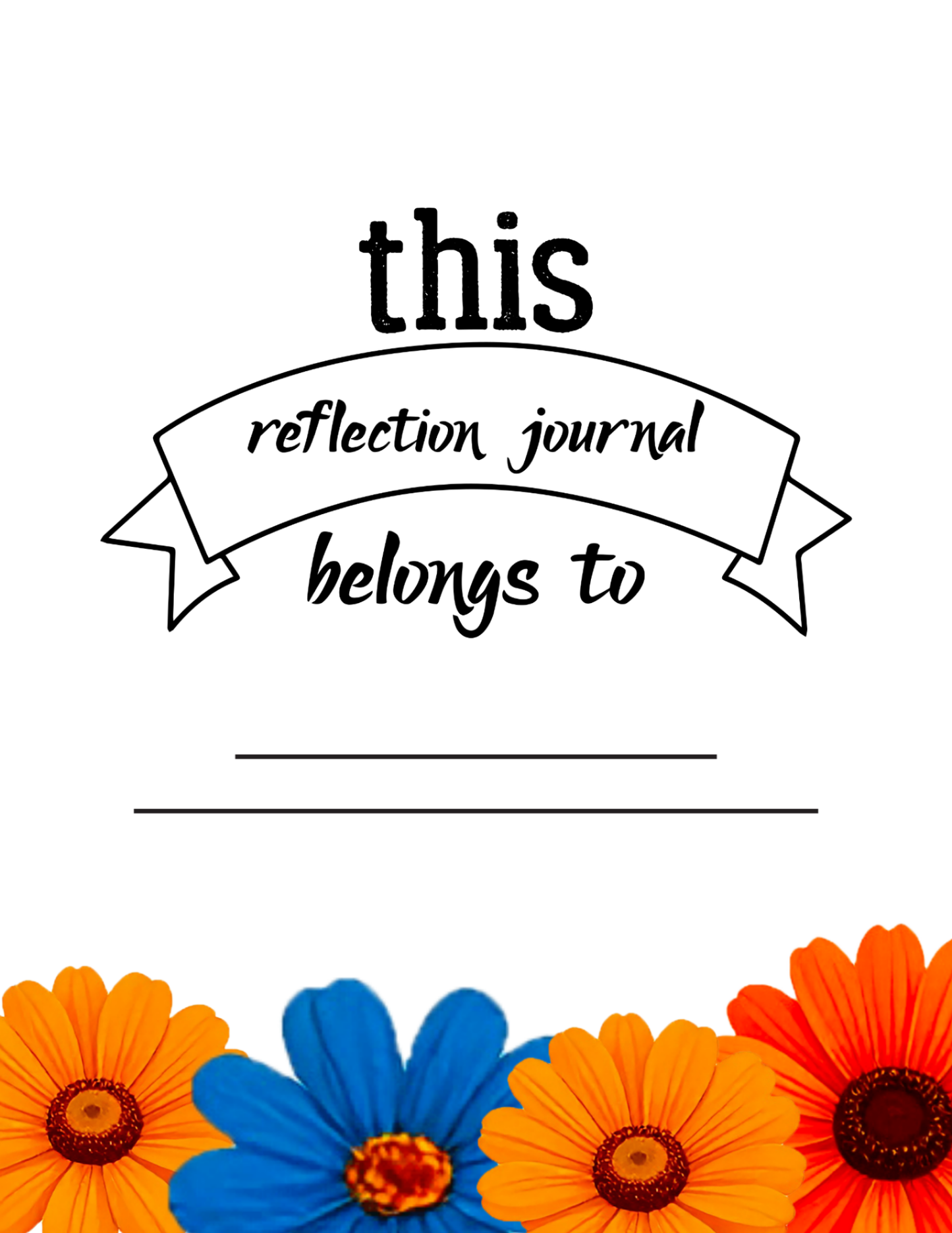 Crowned in Confidence: The Reflection Coloring Journal -Digital Download