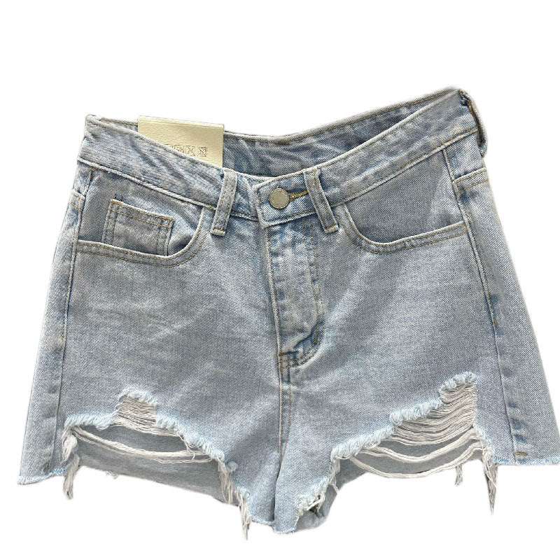Fringe Denim Short