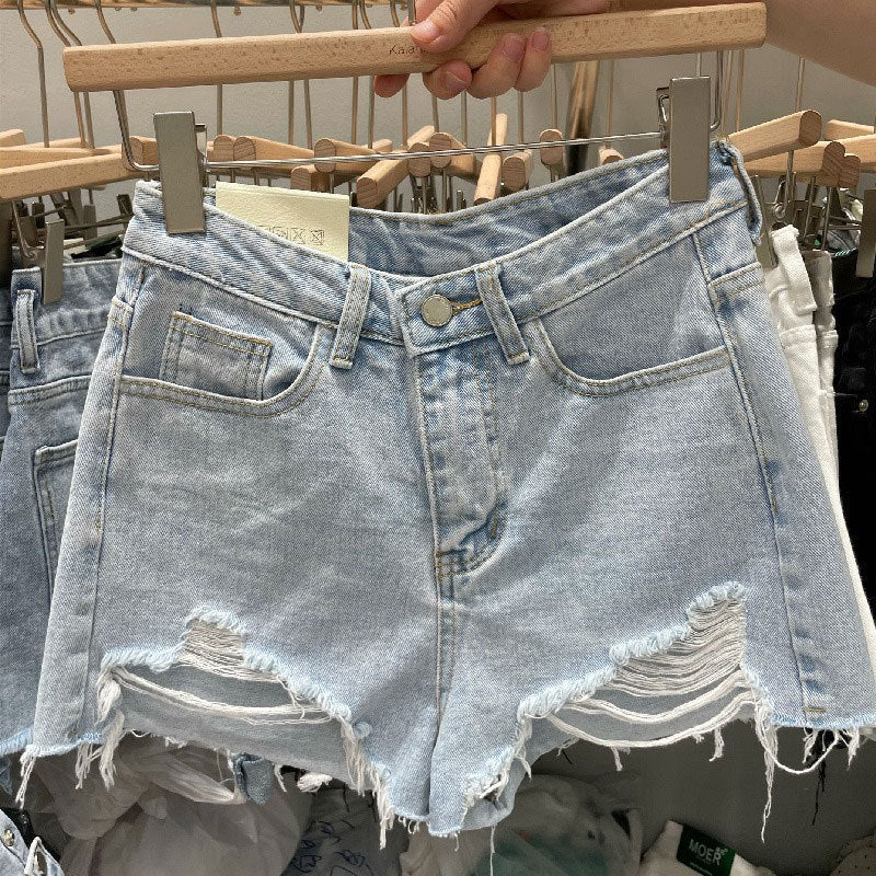 Fringe Denim Short