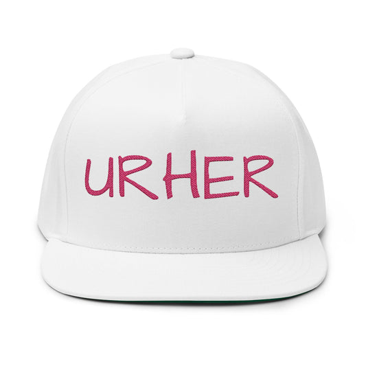 URHER Embroidered Flat Bill Cap