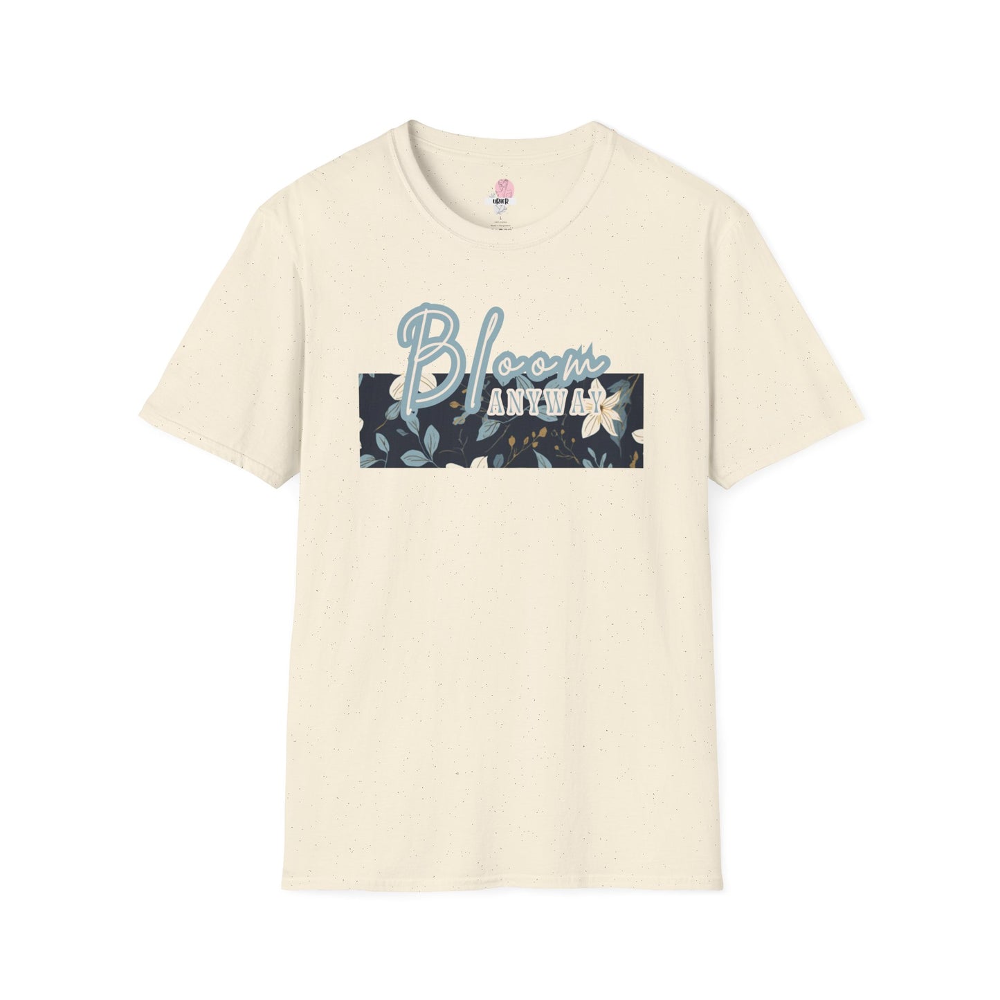 Bloom anyway Tee | Classic Crew Neck, Lightweight Casual Shirt