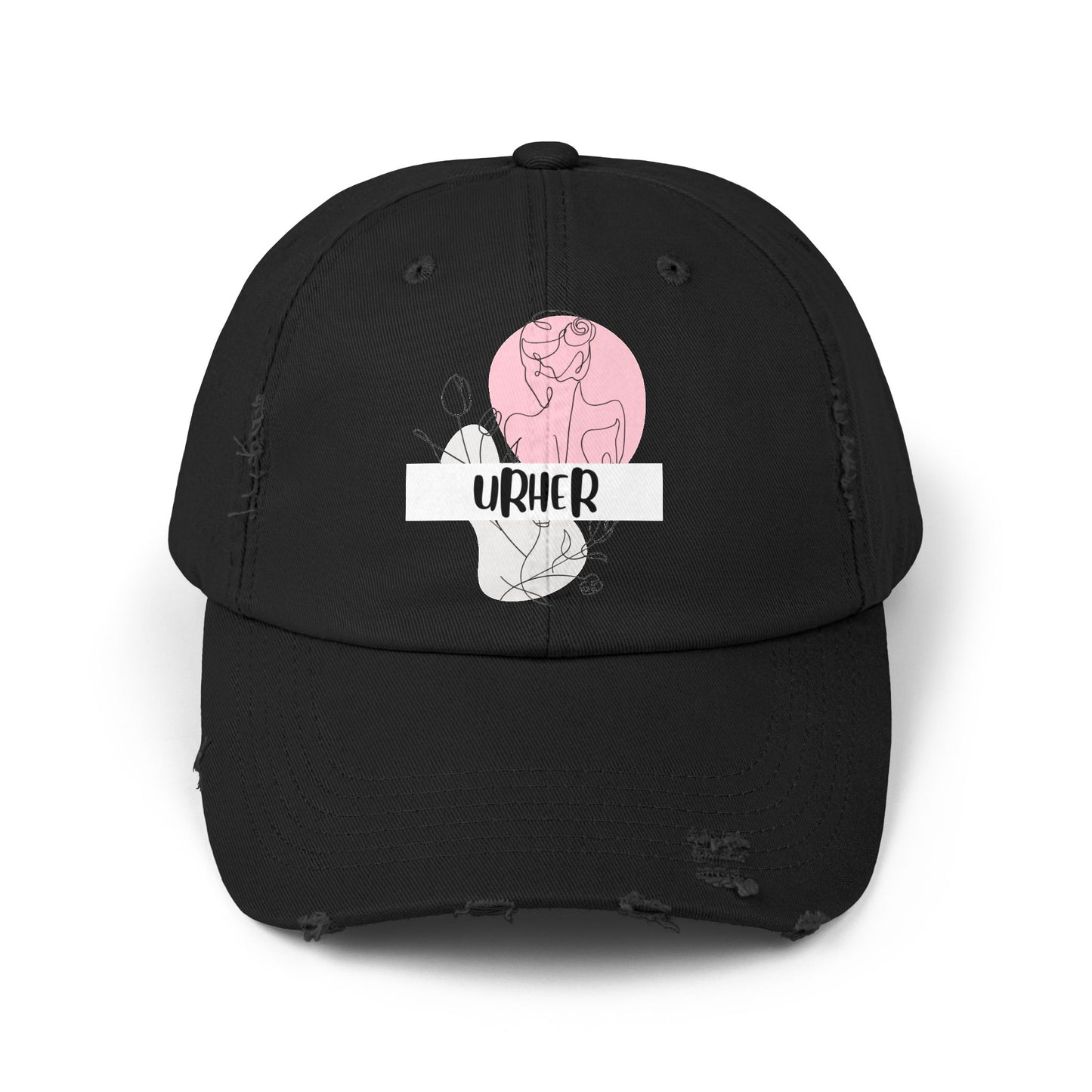 'URHER'- distressed hat