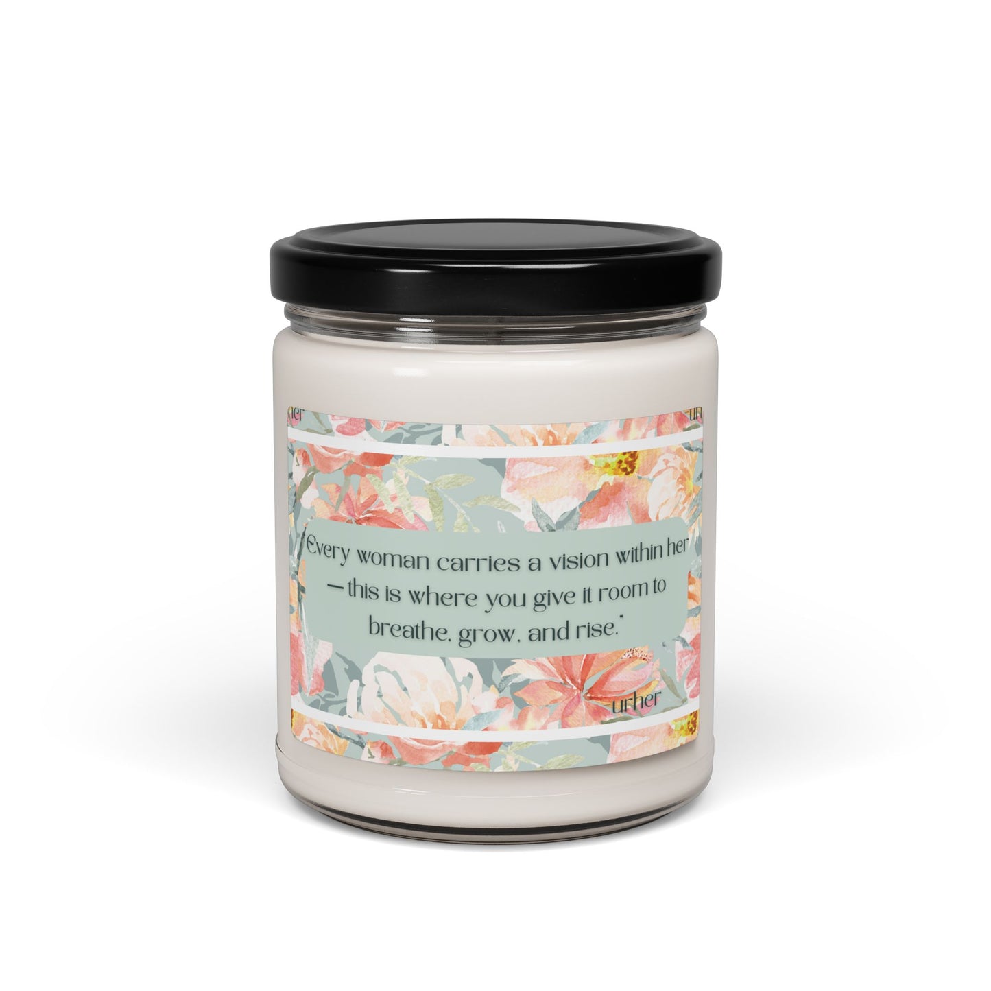 Breath, Grow, Rise -Soy Candle