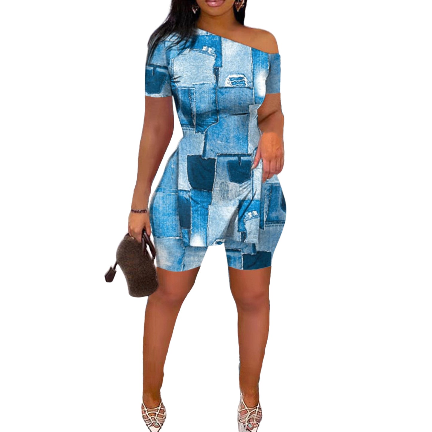 Kalis Printed Shirt & Shorts Set
