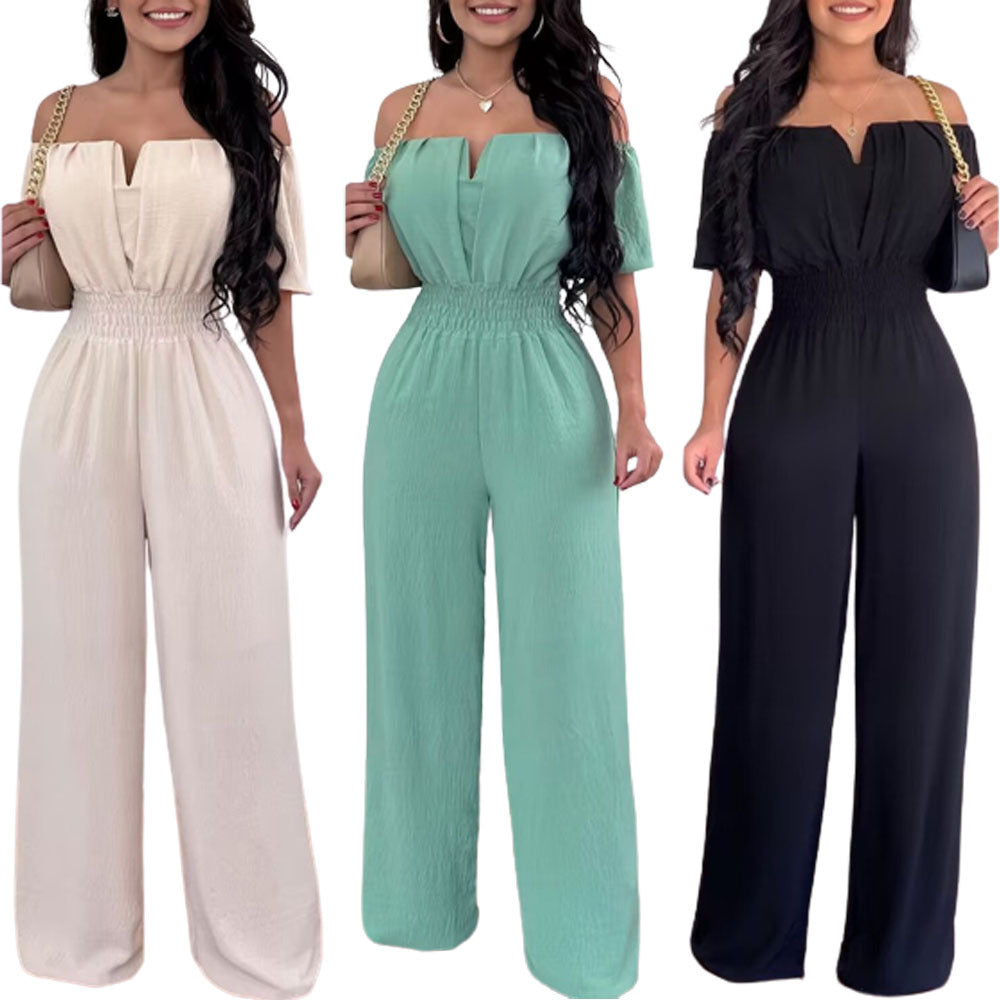 Nova One-Shoulder Straight Jumpsuit