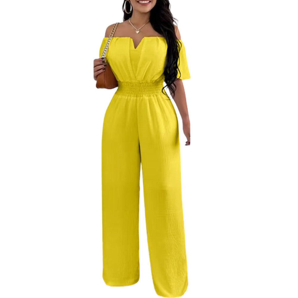 Nova One-Shoulder Straight Jumpsuit