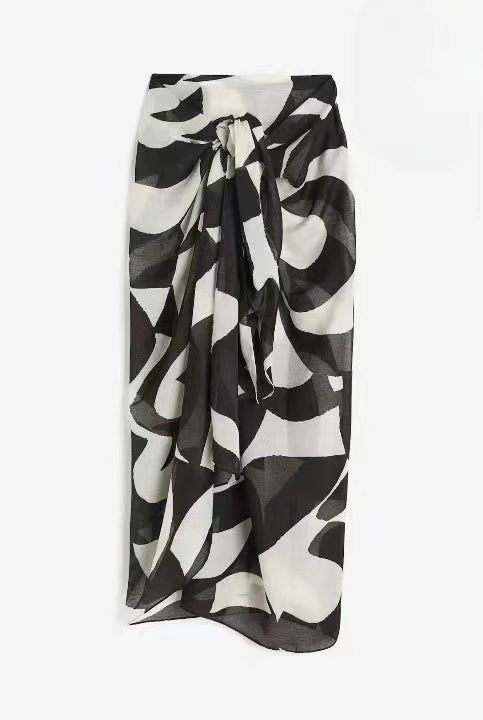 Saoirse Floral Chiffon Beach Skirt