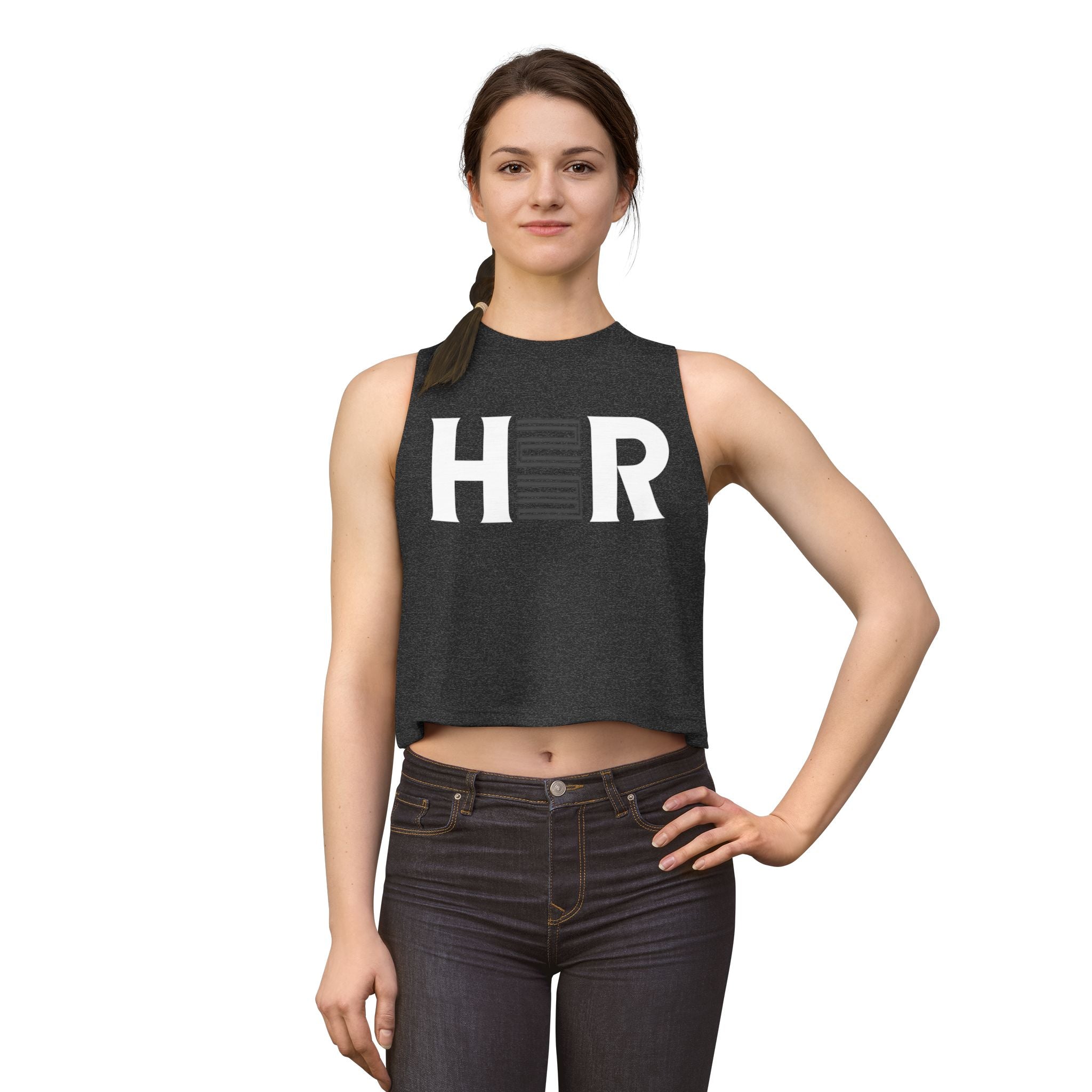 Her 23 Crop Top - blk
