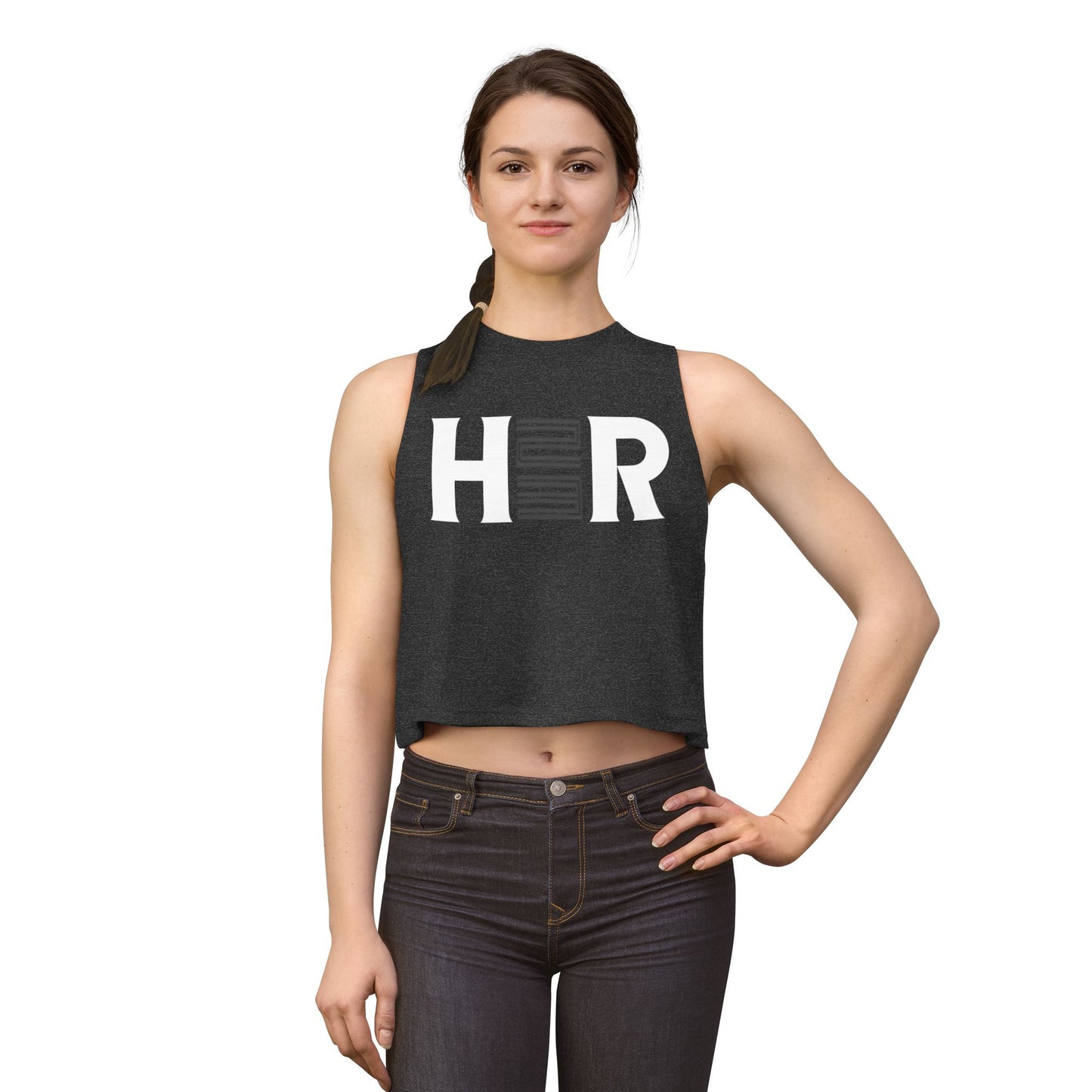 Her 23 Crop Top - blk