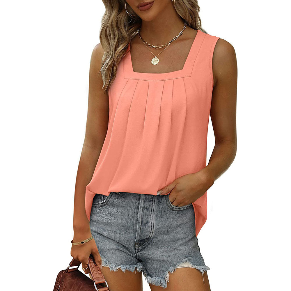 Sage Square Neck Vest