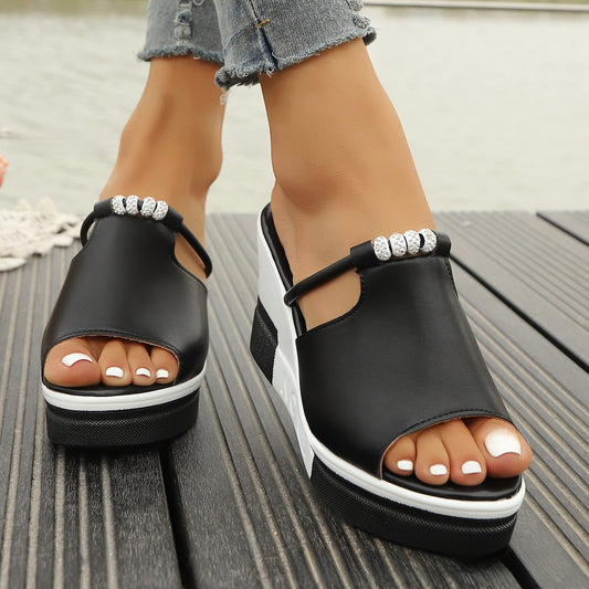 Faye Platform One-Strap Sandal