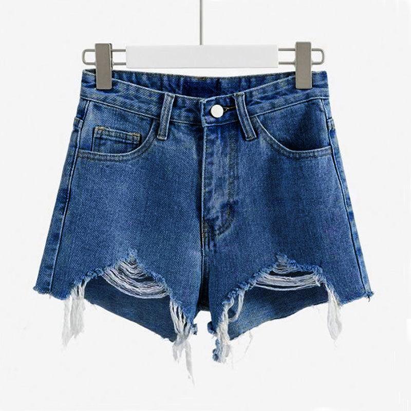 Fringe Denim Short