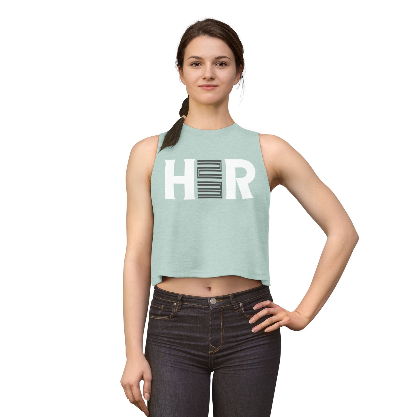 Her 23 Crop Top - blk