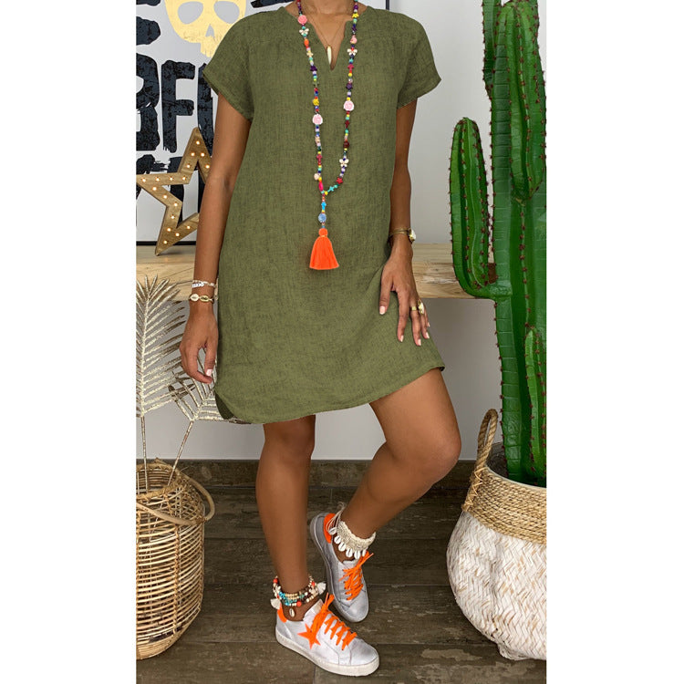 Simone Woven Shift Dress
