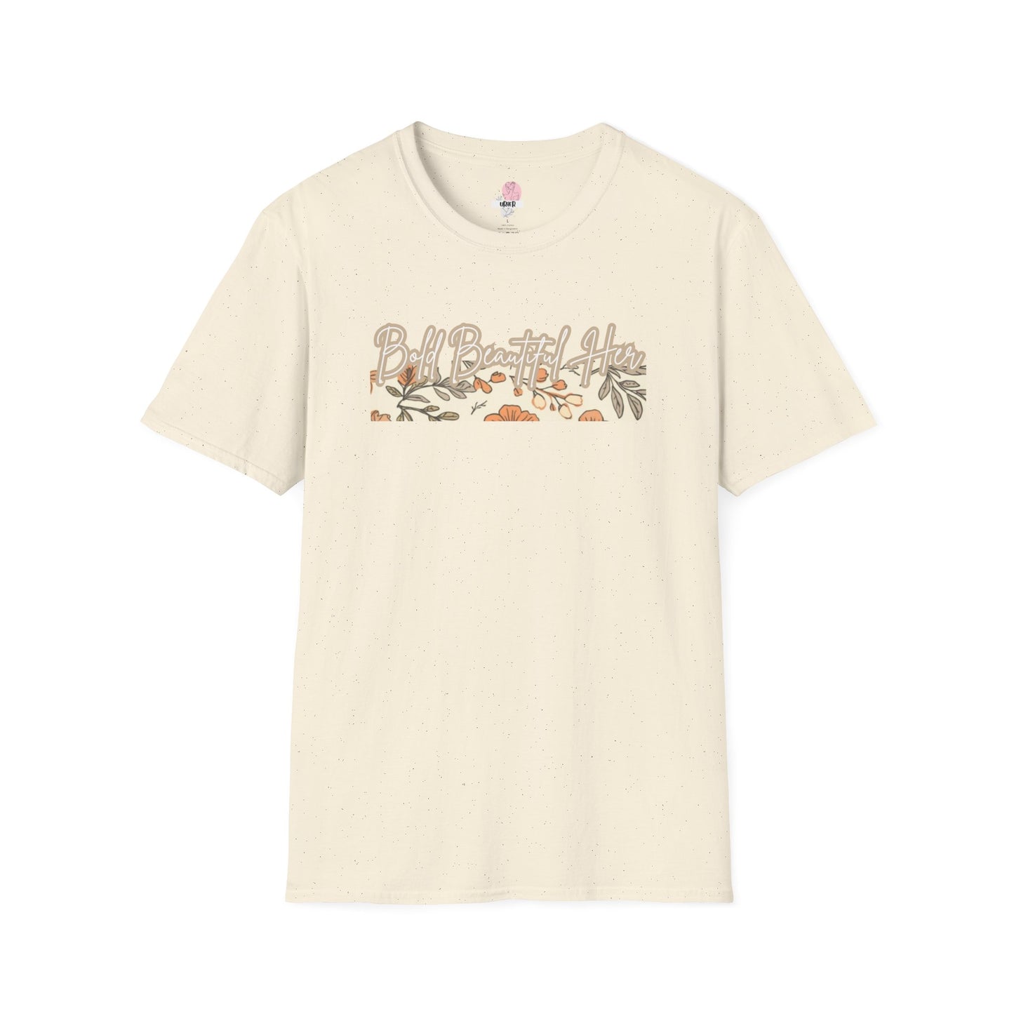 Bold Beautiful Her-Floral Block T-Shirt