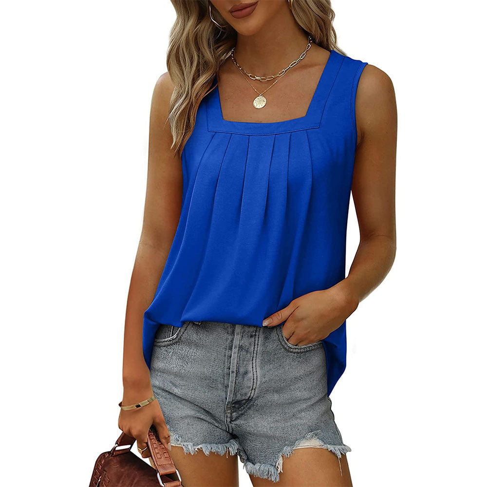 Sage Square Neck Vest