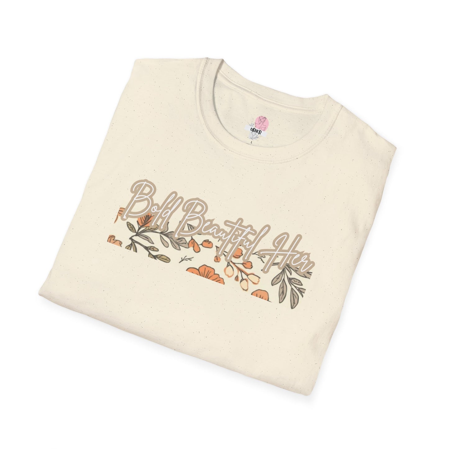 Bold Beautiful Her-Floral Block T-Shirt