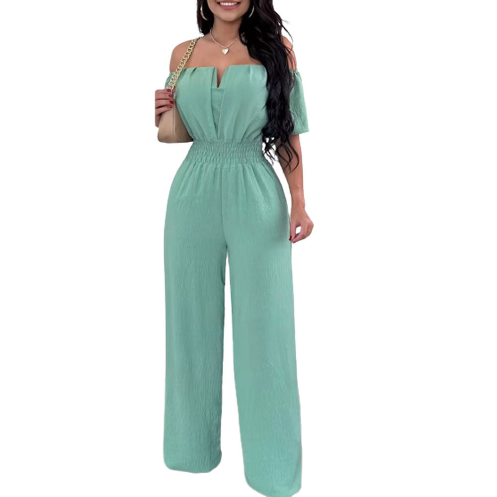 Nova One-Shoulder Straight Jumpsuit