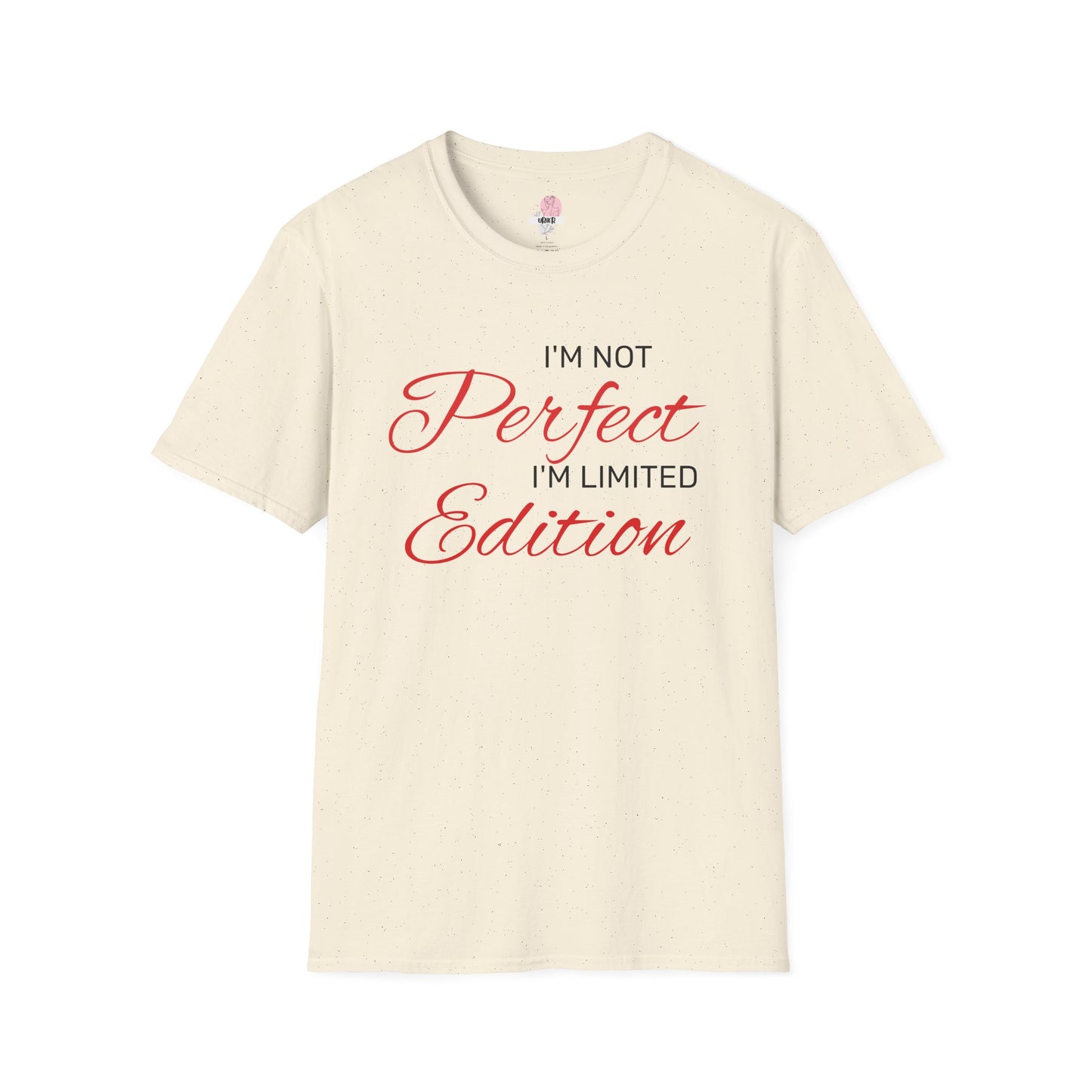 "I'm Not Perfect, I'm Limited Edition" - red