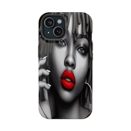 Crimson Lips Phone Case