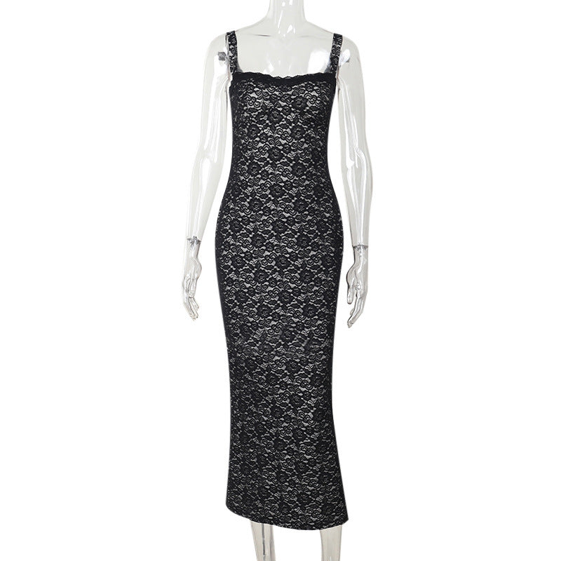 Adaeze Lace Slim Maxi Dress