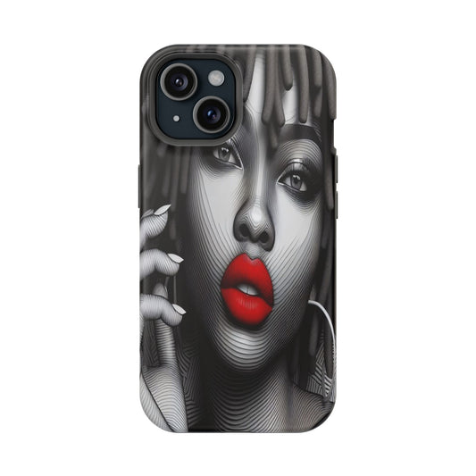 Crimson Lips Phone Case