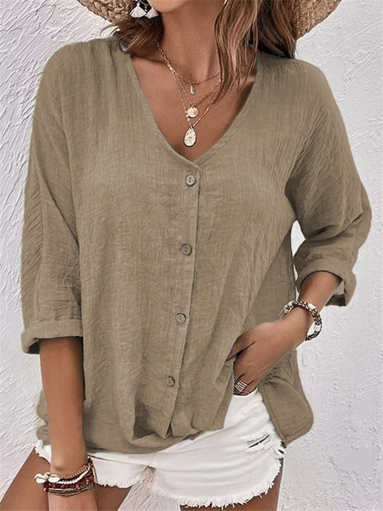 Bria Casual Linen Shirt
