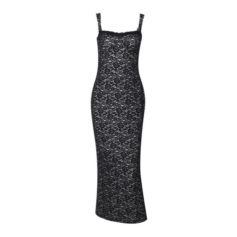 Adaeze Lace Slim Maxi Dress