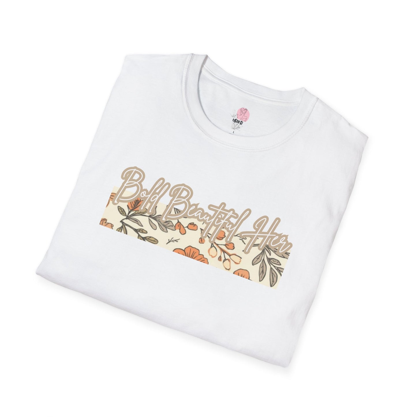 Bold Beautiful Her-Floral Block T-Shirt