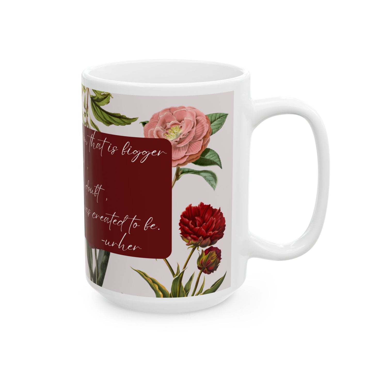 'Guided by a vision Ceramic Mug (11oz & 15oz)