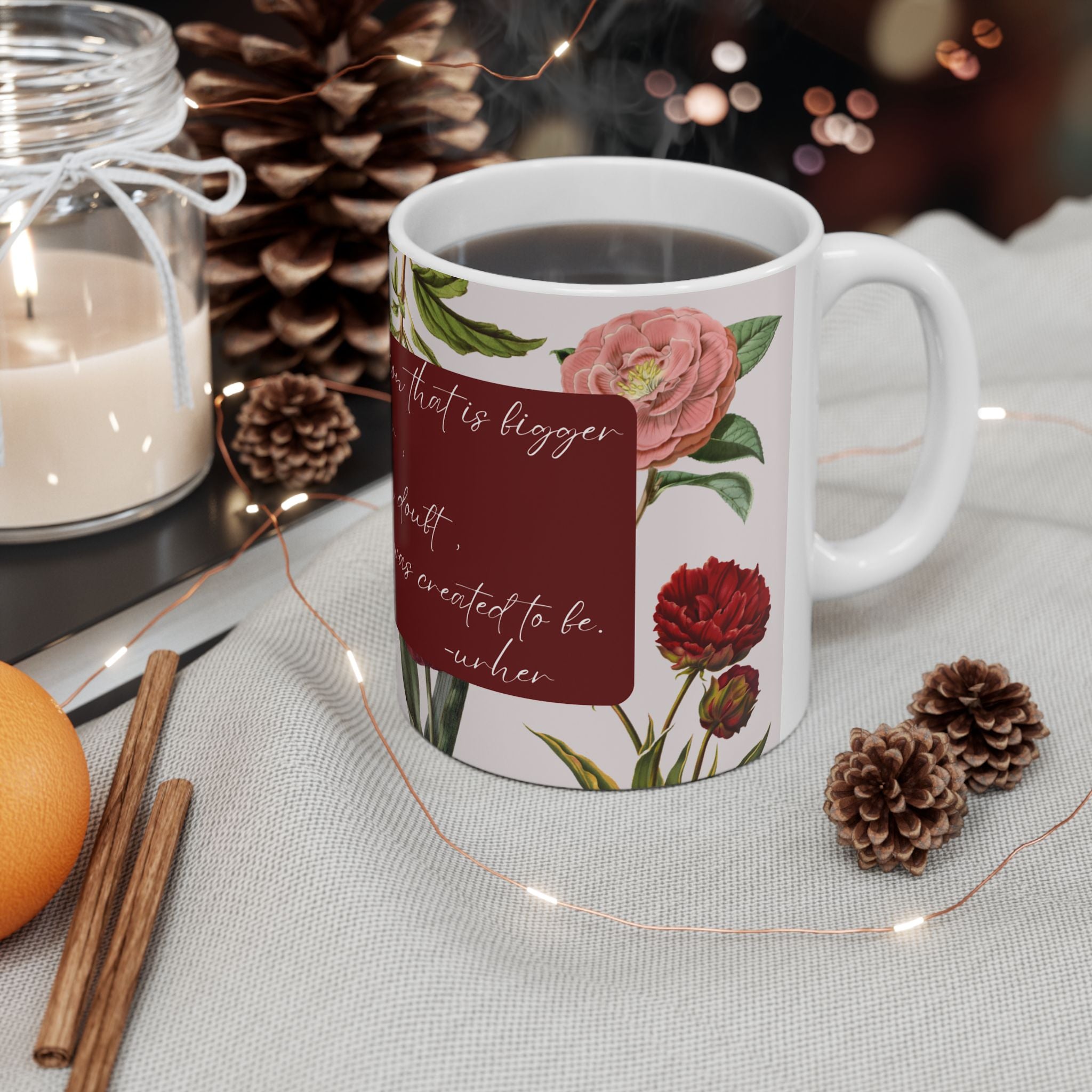 'Guided by a vision Ceramic Mug (11oz & 15oz)