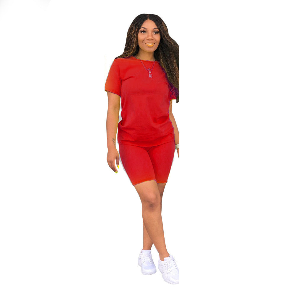 Simone Solid Sport Two-Piece Set