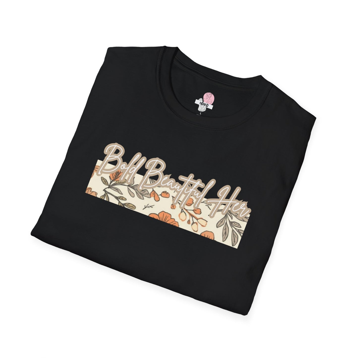 Bold Beautiful Her-Floral Block T-Shirt