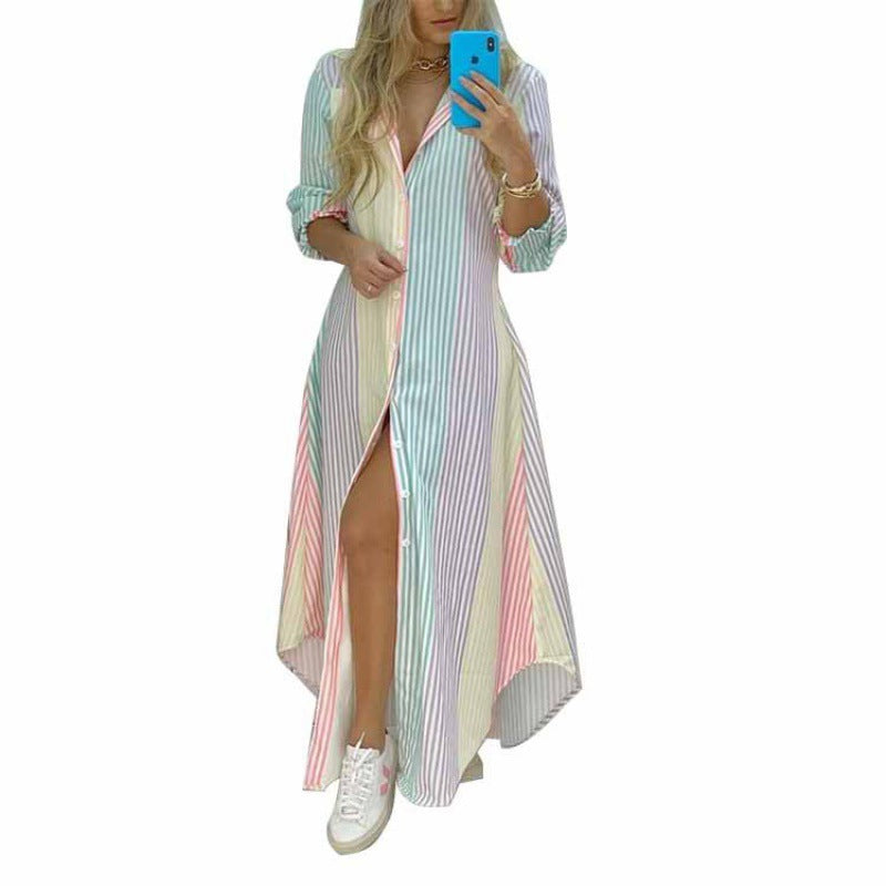 Linae Print Collared Dress