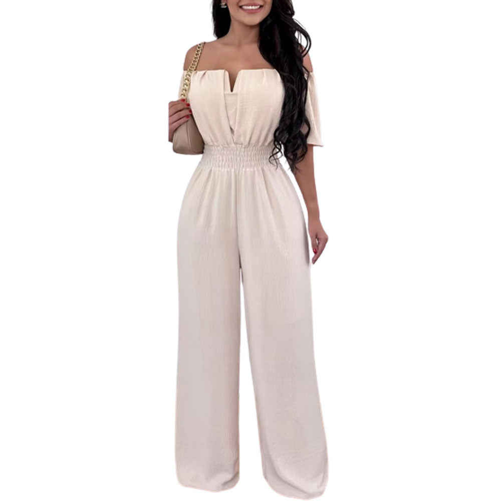 Nova One-Shoulder Straight Jumpsuit