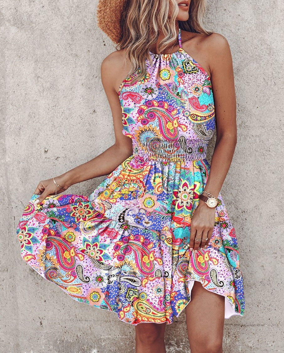 Tatum Halter Neck Midi Dress