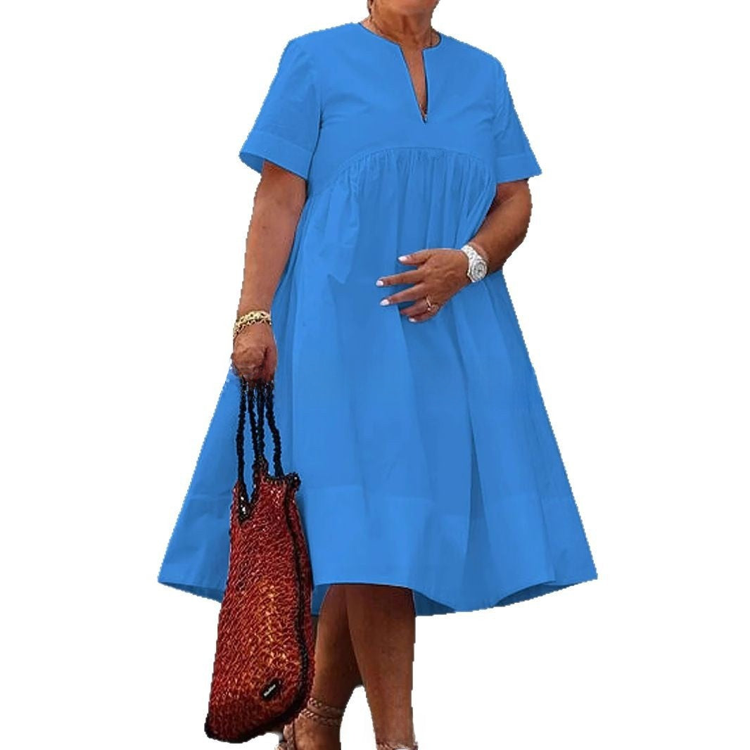 Brelly Cinched Waist Shirt Dress