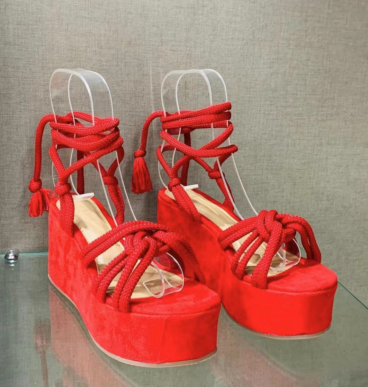 Thea Fish Mouth Strappy Sandal