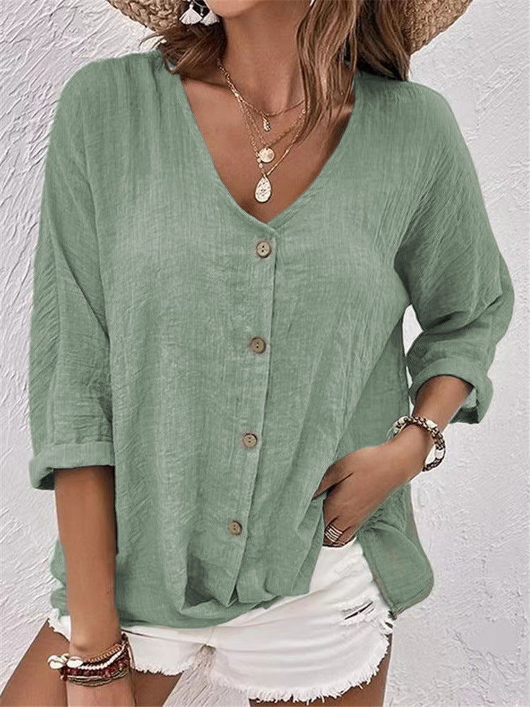 Bria Casual Linen Shirt