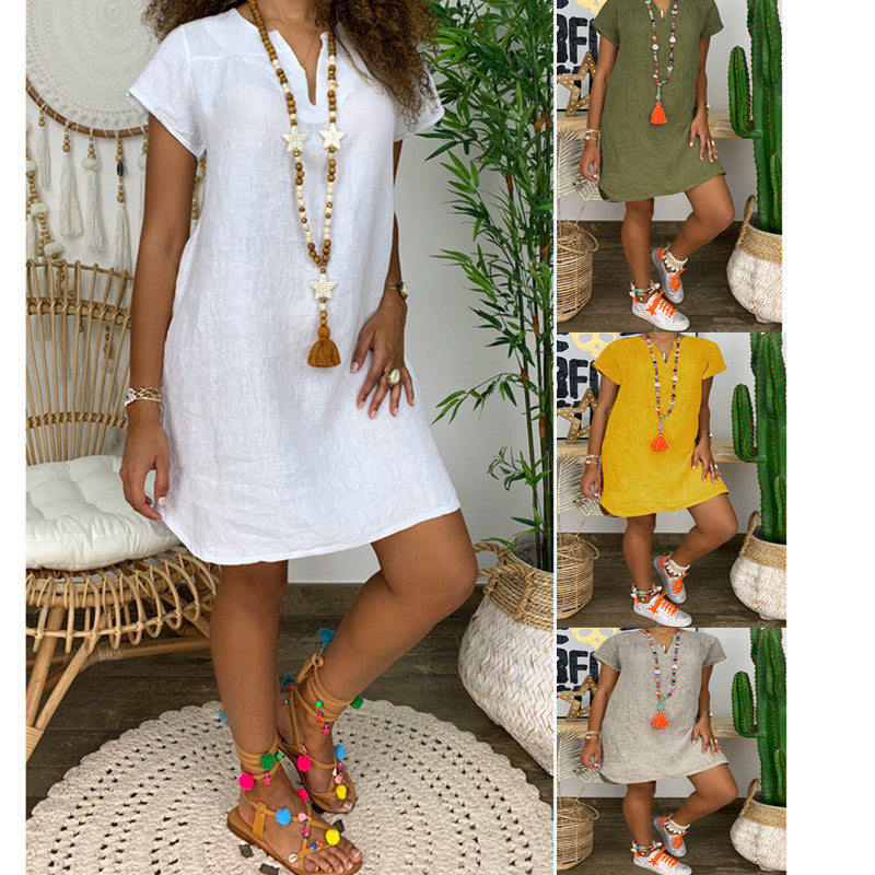 Simone Woven Shift Dress