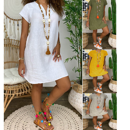 Simone Woven Shift Dress