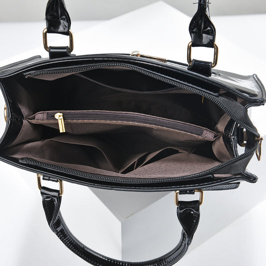 Ottoline Structured Leather Satchel