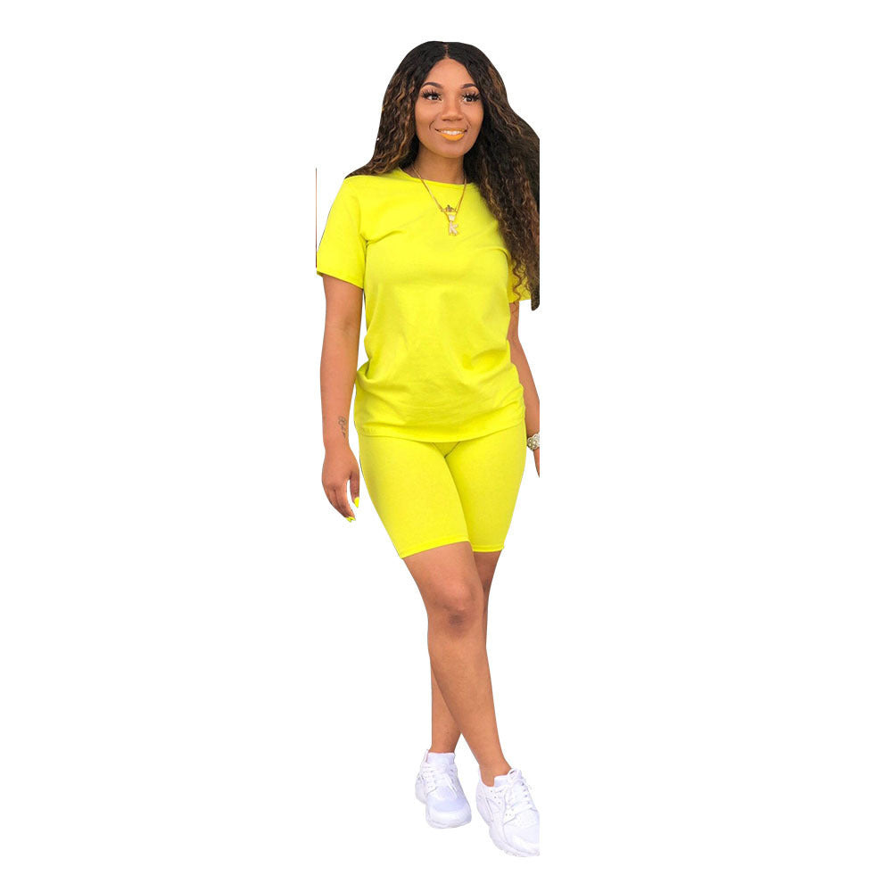 Simone Solid Sport Two-Piece Set