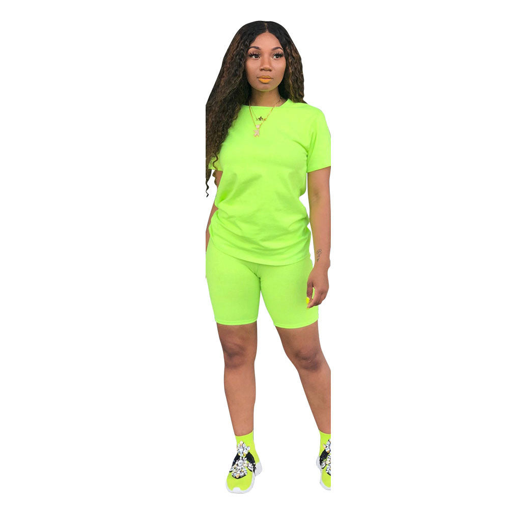 Simone Solid Sport Two-Piece Set