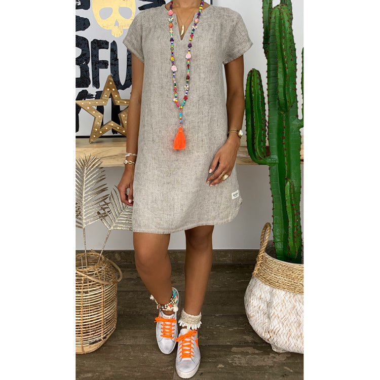 Simone Woven Shift Dress