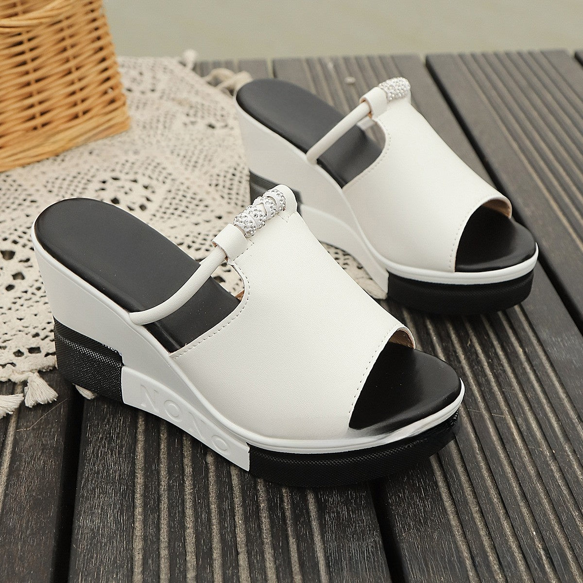 Faye Platform One-Strap Sandal